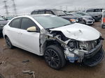 2015 Toyota Corolla L White vin: 5YFBURHE9FP182118