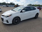 2015 Toyota Corolla L White vin: 5YFBURHE9FP191613