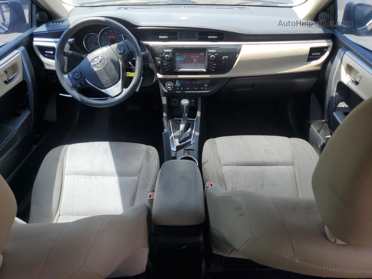 2015 Toyota Corolla L Серый vin: 5YFBURHE9FP193684
