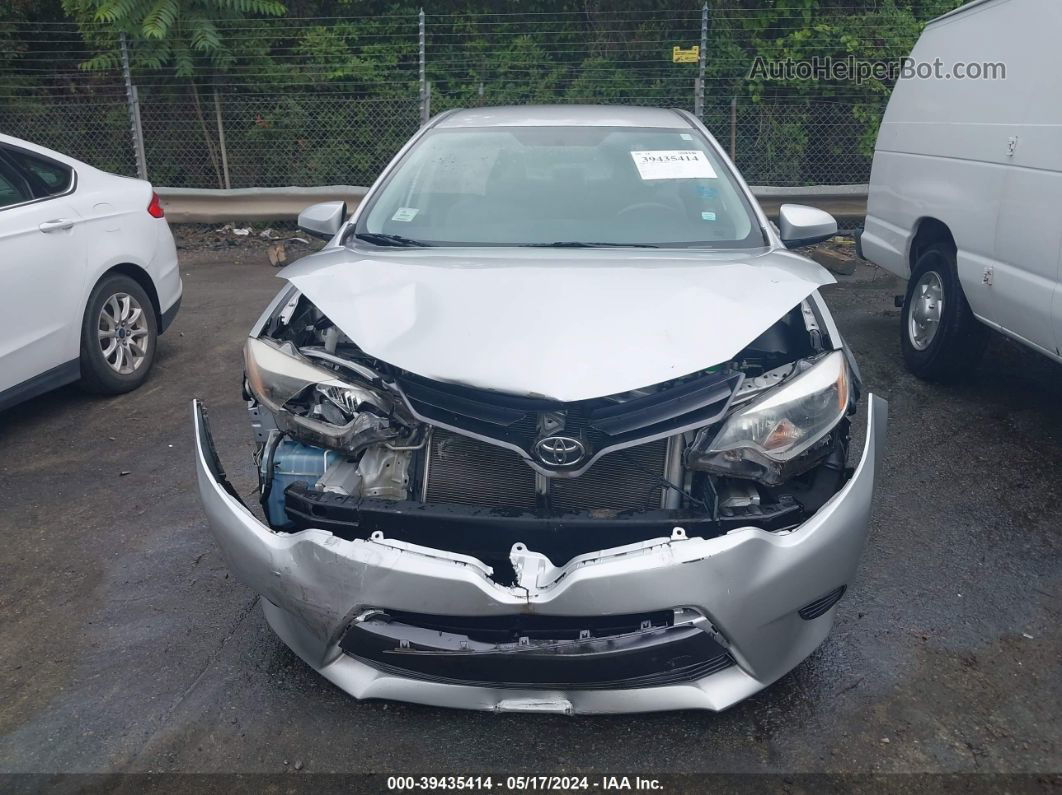 2015 Toyota Corolla Le Silver vin: 5YFBURHE9FP258713