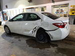 2015 Toyota Corolla L White vin: 5YFBURHE9FP266729