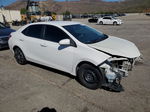 2015 Toyota Corolla L White vin: 5YFBURHE9FP300801