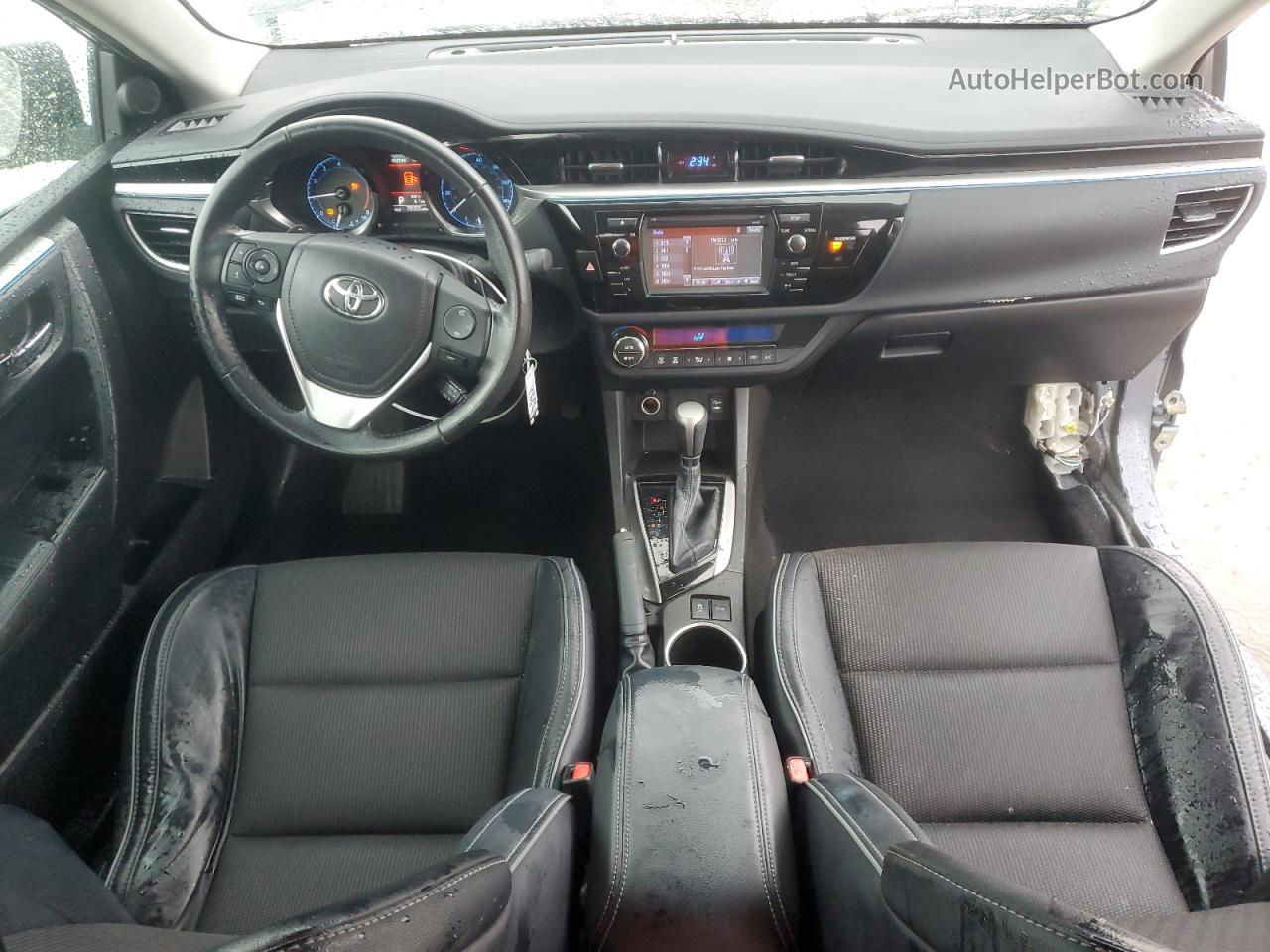 2015 Toyota Corolla L Серый vin: 5YFBURHE9FP317209