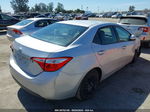 2015 Toyota Corolla L Silver vin: 5YFBURHE9FP331742