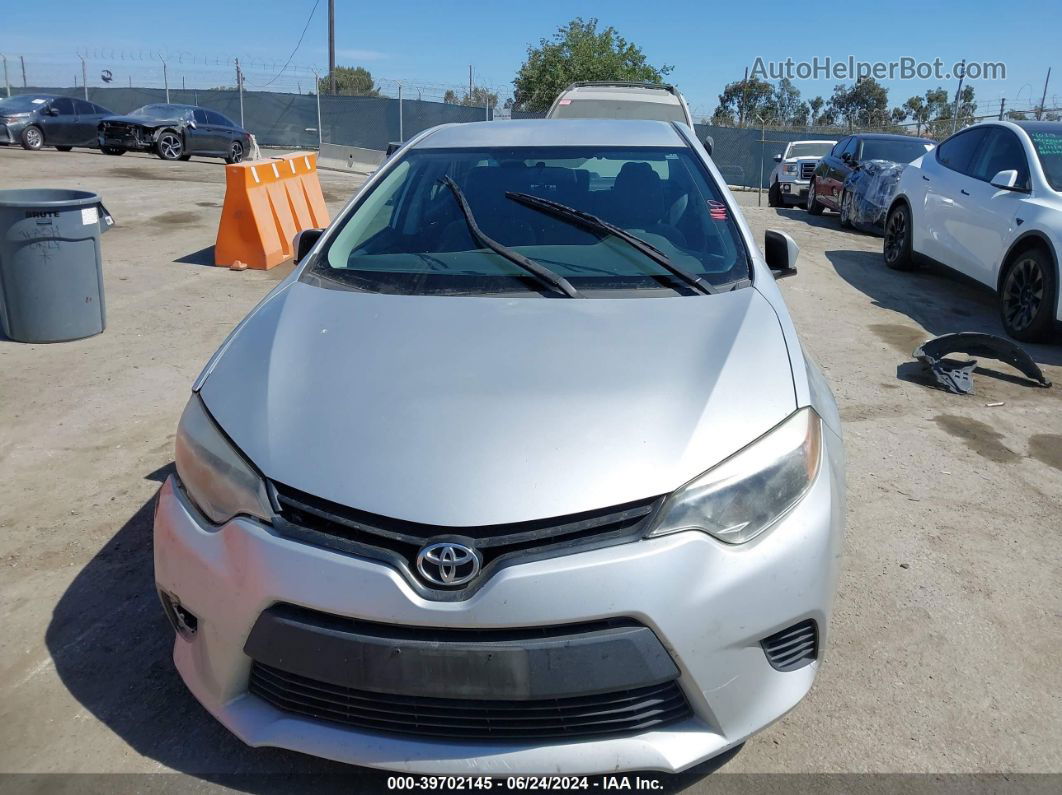 2015 Toyota Corolla L Silver vin: 5YFBURHE9FP331742