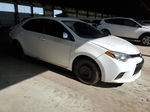 2015 Toyota Corolla L White vin: 5YFBURHE9FP340988