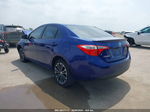 2015 Toyota Corolla S Plus Blue vin: 5YFBURHE9FP345172