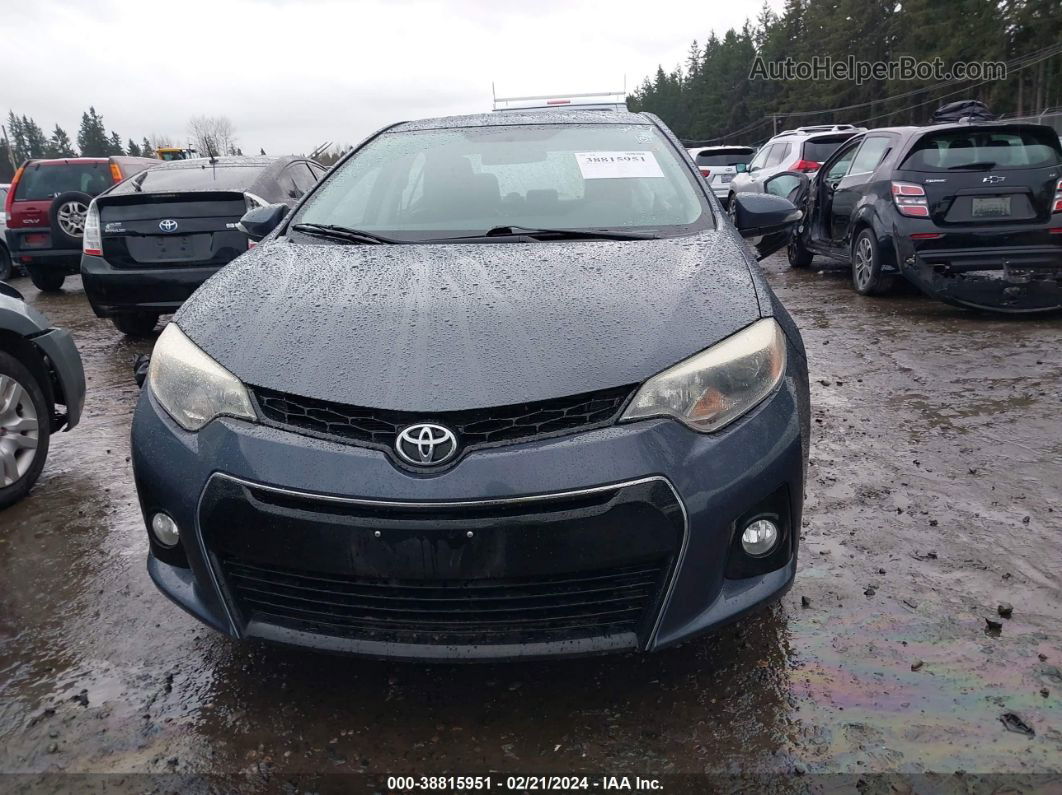 2015 Toyota Corolla S Plus Gray vin: 5YFBURHE9FP358827