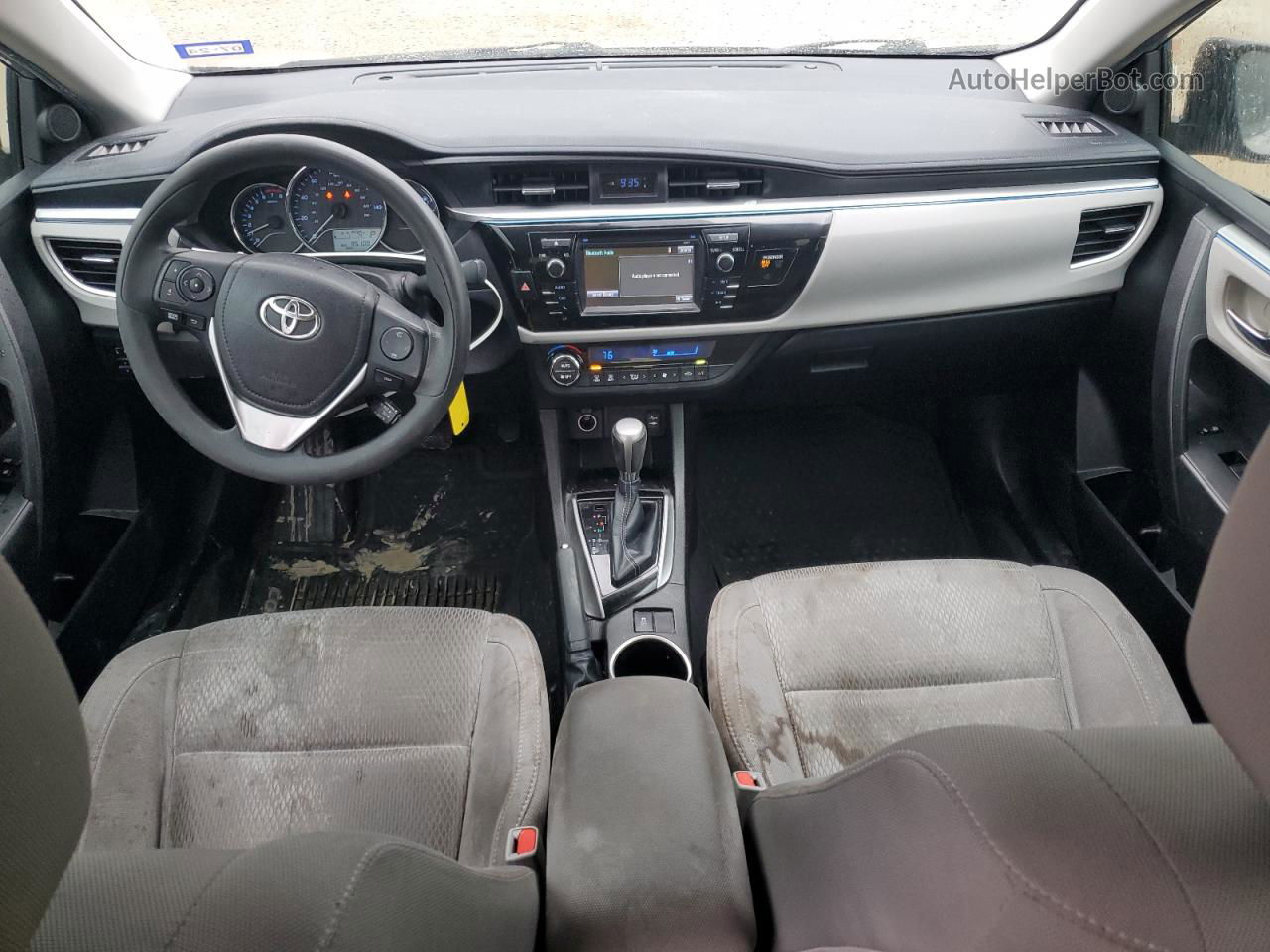 2016 Toyota Corolla L Серебряный vin: 5YFBURHE9GP373295