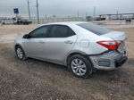 2016 Toyota Corolla L Silver vin: 5YFBURHE9GP373295