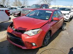 2016 Toyota Corolla L Red vin: 5YFBURHE9GP375239