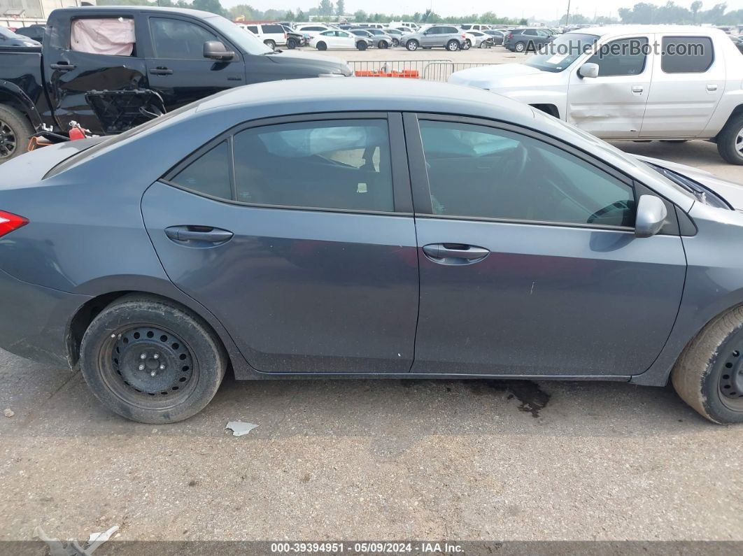 2016 Toyota Corolla Le Dark Blue vin: 5YFBURHE9GP420079