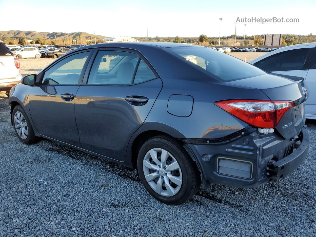 2016 Toyota Corolla L Charcoal vin: 5YFBURHE9GP471954