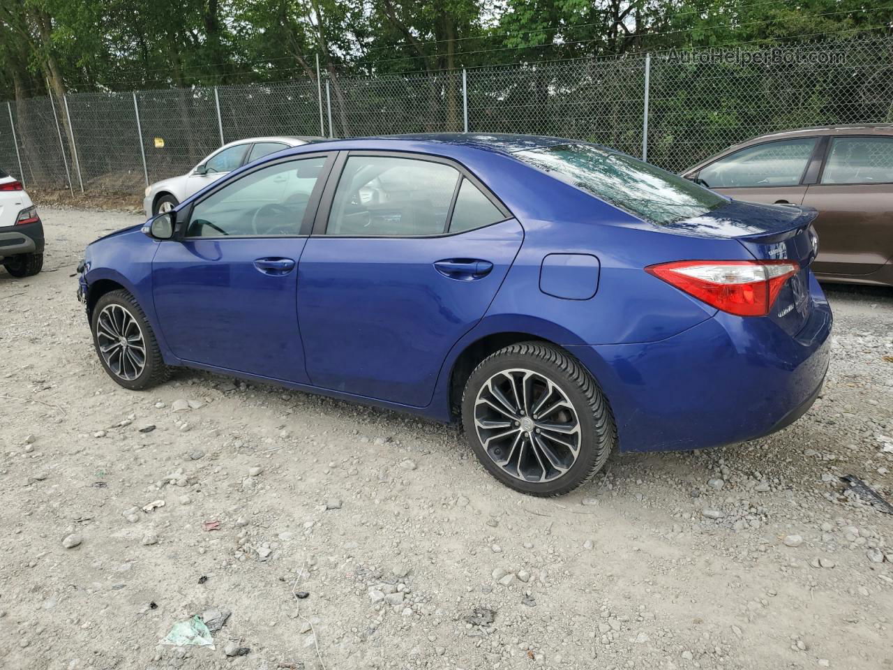 2016 Toyota Corolla L Blue vin: 5YFBURHE9GP524670