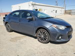 2016 Toyota Corolla L Blue vin: 5YFBURHE9GP551285