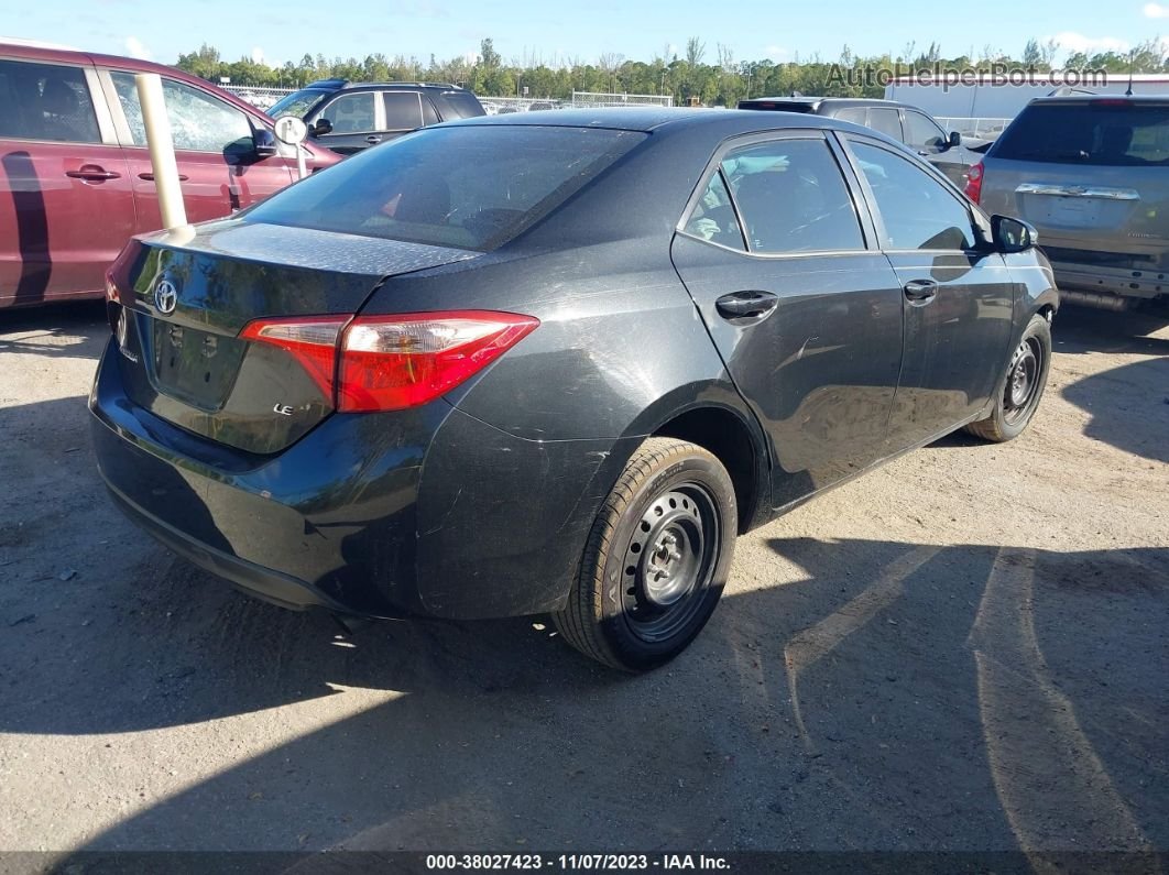 2017 Toyota Corolla Le Black vin: 5YFBURHE9HP571506