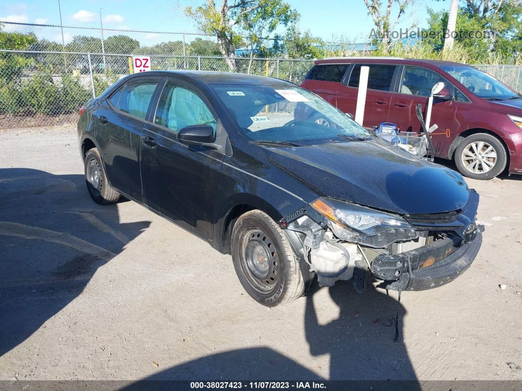 2017 Toyota Corolla Le Black vin: 5YFBURHE9HP571506