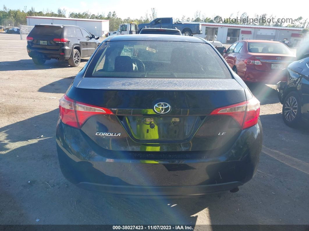 2017 Toyota Corolla Le Black vin: 5YFBURHE9HP571506