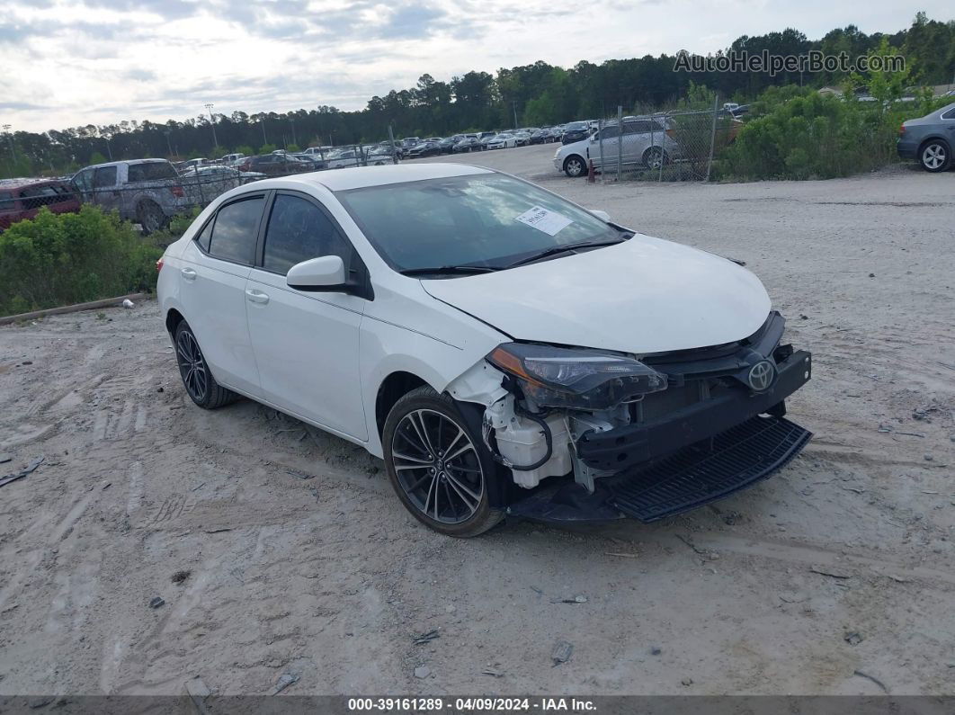 2017 Toyota Corolla Le Белый vin: 5YFBURHE9HP577404