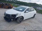 2017 Toyota Corolla Le White vin: 5YFBURHE9HP577404