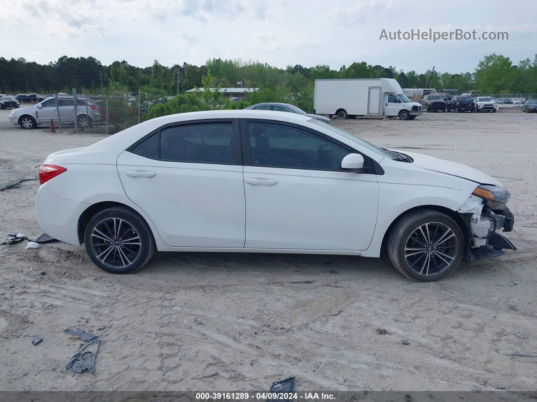 2017 Toyota Corolla Le White vin: 5YFBURHE9HP577404