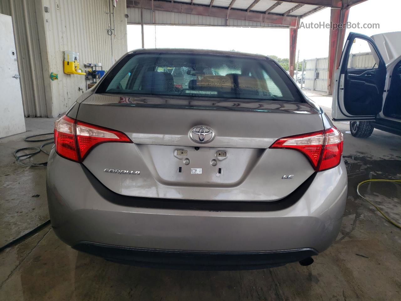 2017 Toyota Corolla L Gray vin: 5YFBURHE9HP617545