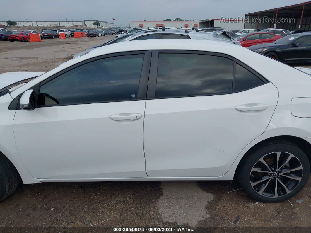 2017 Toyota Corolla Se White vin: 5YFBURHE9HP623068