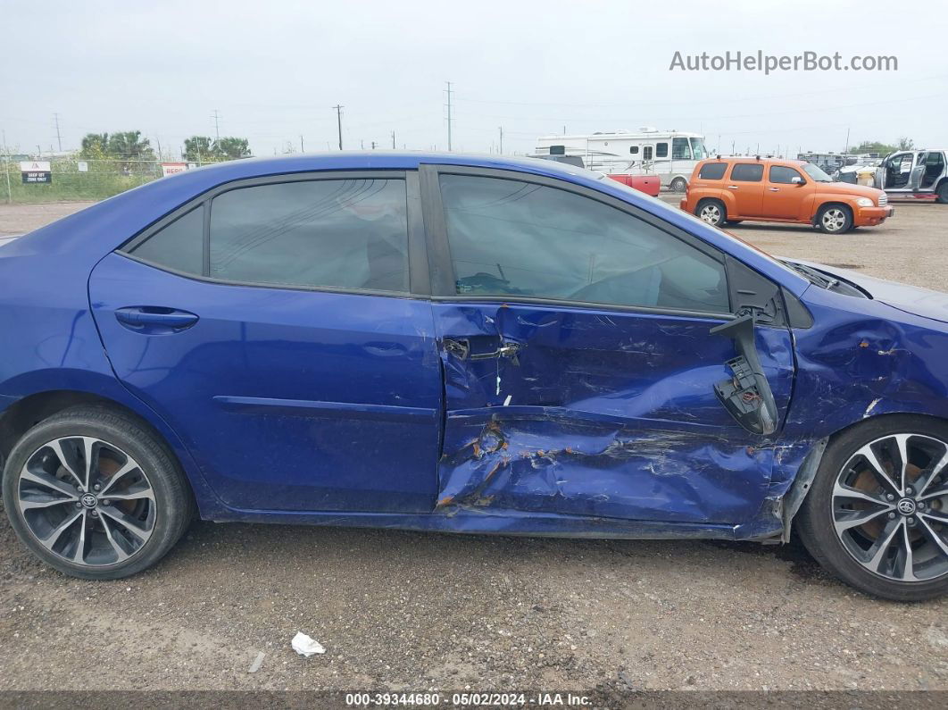 2017 Toyota Corolla Xse Blue vin: 5YFBURHE9HP630344