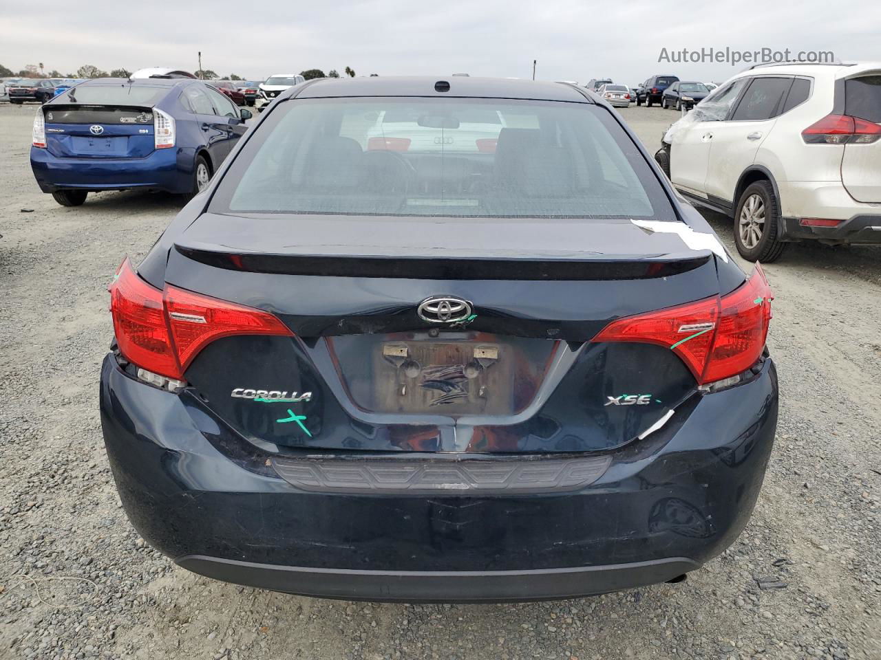 2017 Toyota Corolla L Blue vin: 5YFBURHE9HP639366