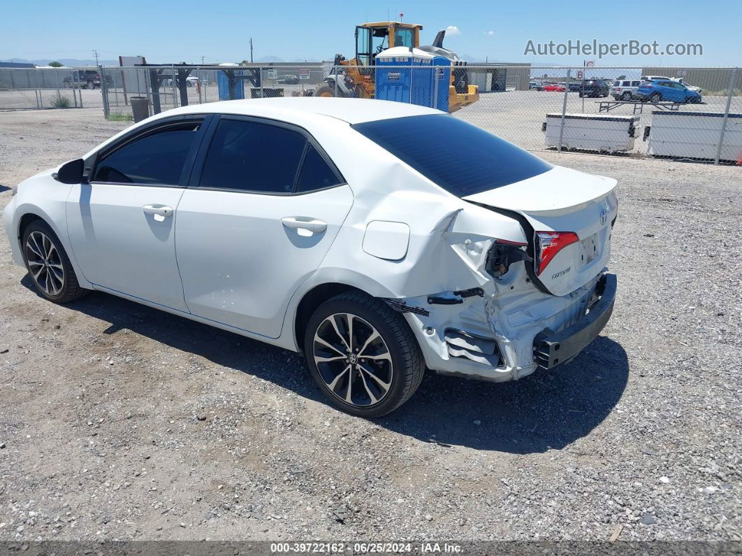 2017 Toyota Corolla Se White vin: 5YFBURHE9HP643921