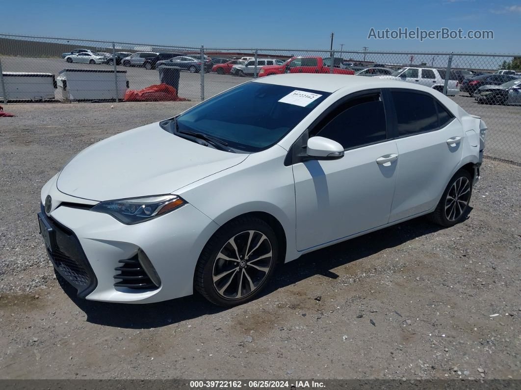 2017 Toyota Corolla Se Белый vin: 5YFBURHE9HP643921