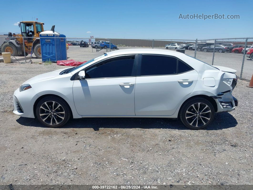 2017 Toyota Corolla Se White vin: 5YFBURHE9HP643921