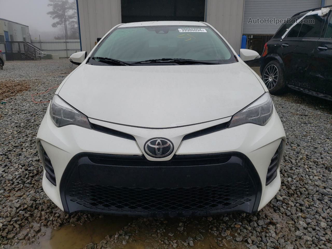 2017 Toyota Corolla L White vin: 5YFBURHE9HP650948