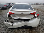 2017 Toyota Corolla L White vin: 5YFBURHE9HP650948