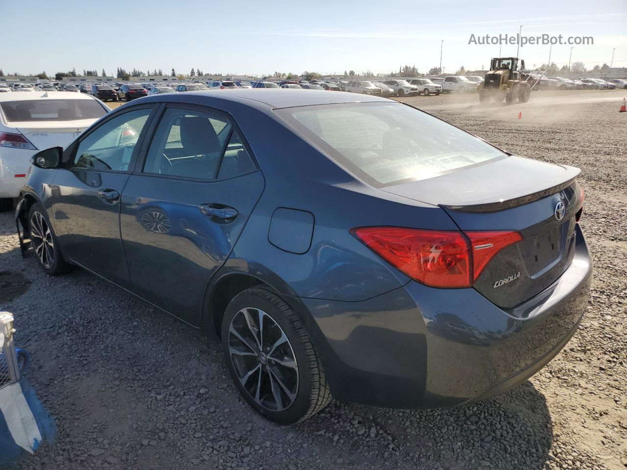 2017 Toyota Corolla L Gray vin: 5YFBURHE9HP661058