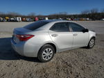 2017 Toyota Corolla L Silver vin: 5YFBURHE9HP667281