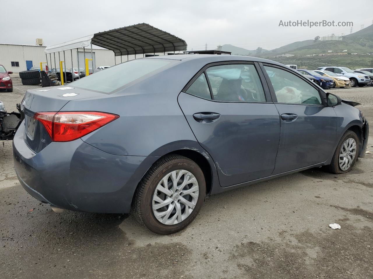 2017 Toyota Corolla L Charcoal vin: 5YFBURHE9HP671637