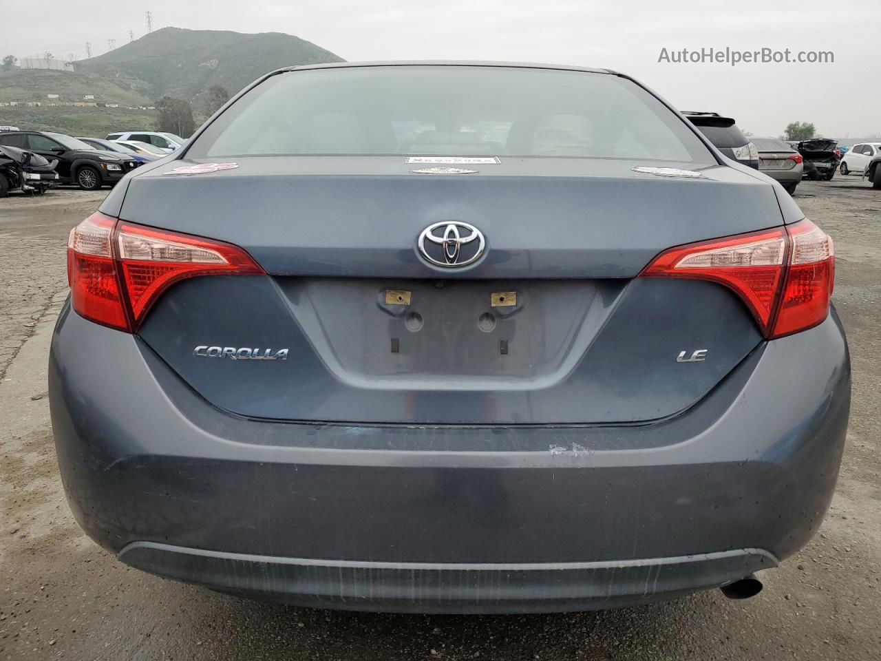 2017 Toyota Corolla L Charcoal vin: 5YFBURHE9HP671637