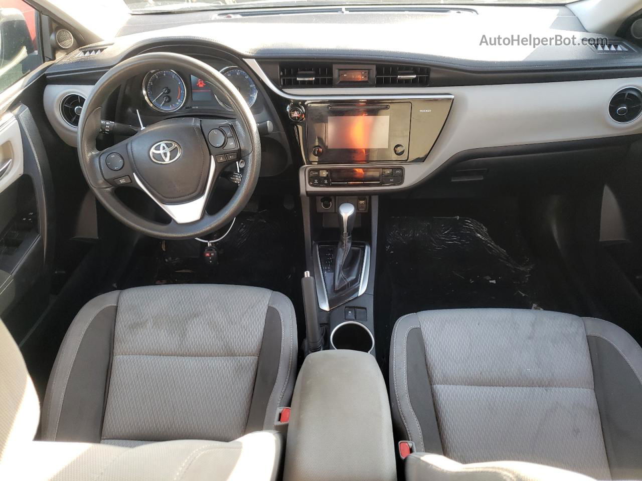 2017 Toyota Corolla L Charcoal vin: 5YFBURHE9HP704524