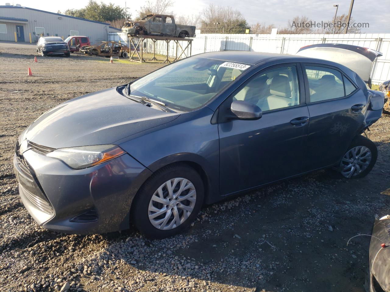 2017 Toyota Corolla L Charcoal vin: 5YFBURHE9HP704524