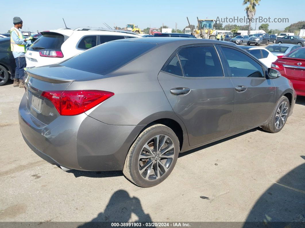 2017 Toyota Corolla Se Brown vin: 5YFBURHE9HP716026