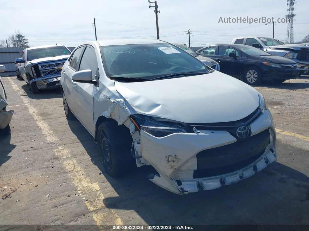 2017 Toyota Corolla Le Белый vin: 5YFBURHE9HP737104