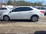 2017 Toyota Corolla Le White vin: 5YFBURHE9HP737104