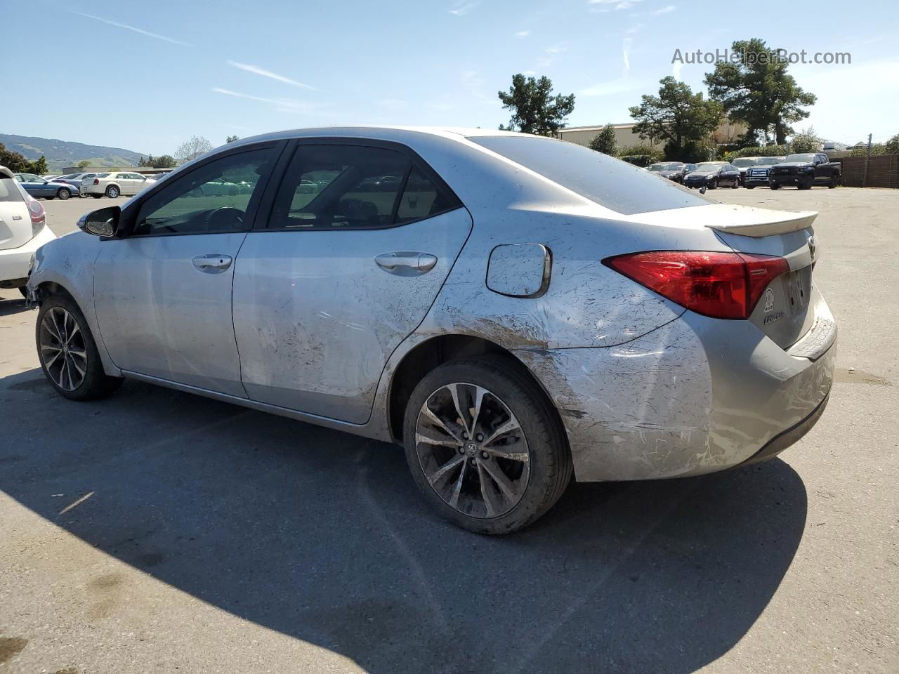 2019 Toyota Corolla L Silver vin: 5YFBURHE9KP868184