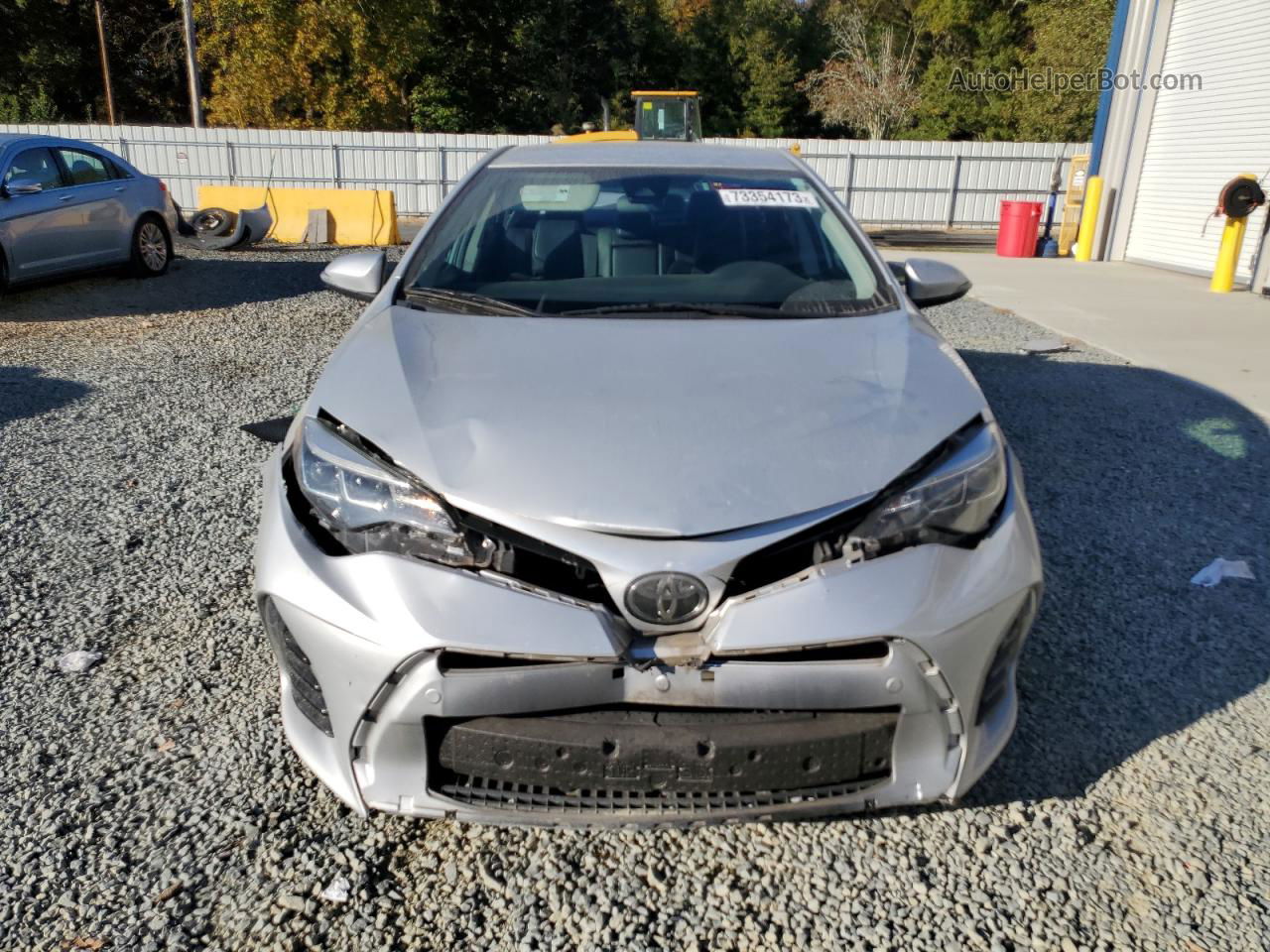 2019 Toyota Corolla L Silver vin: 5YFBURHE9KP870856