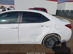 2019 Toyota Corolla Le White vin: 5YFBURHE9KP882120