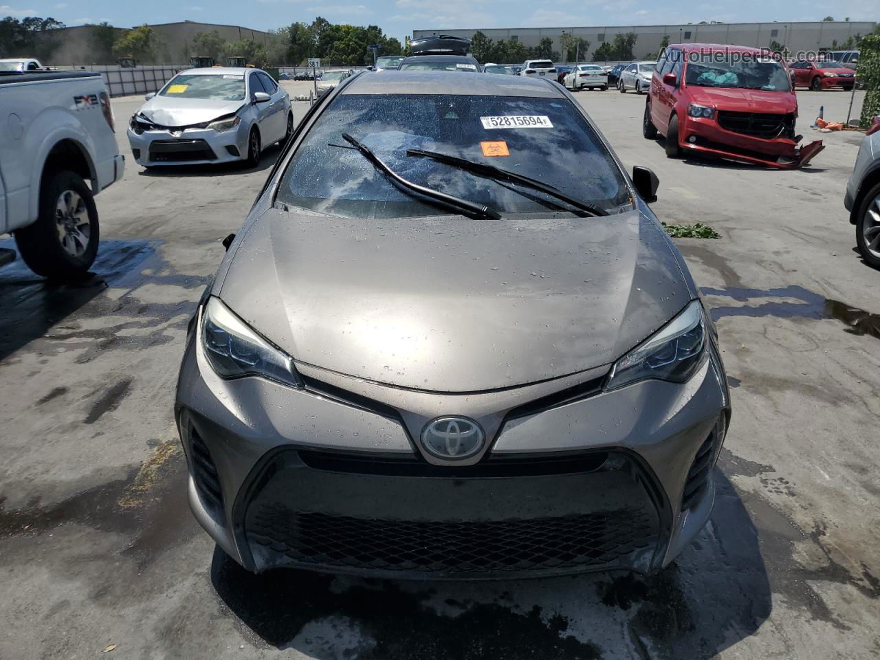 2019 Toyota Corolla L Gray vin: 5YFBURHE9KP893859