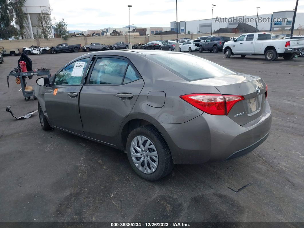 2019 Toyota Corolla Le Brown vin: 5YFBURHE9KP897183