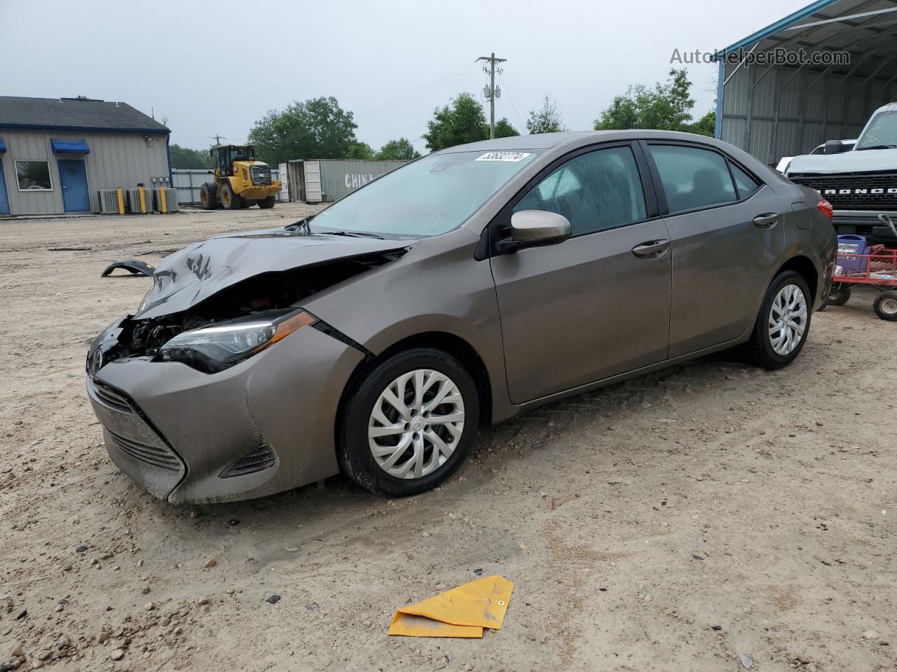 2019 Toyota Corolla L Tan vin: 5YFBURHE9KP902947