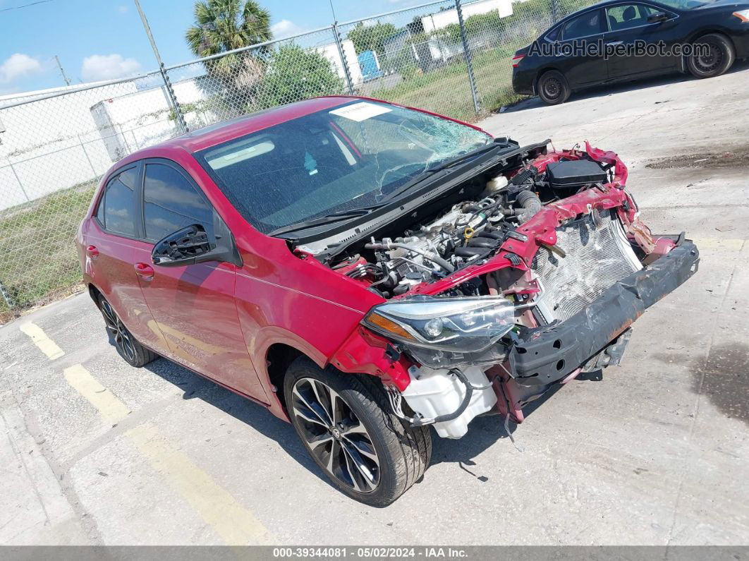 2019 Toyota Corolla Se Red vin: 5YFBURHE9KP903435